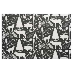 Rustieke Buffel Herten Pijlen Wolf Woodland Patroo Stof