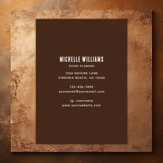 Rustieke Bull Koe Skull en Flowers Boho Western Visitekaartje