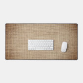 Rustieke Burlap Afbeelding Bureaumat (Keyboard & Muis)