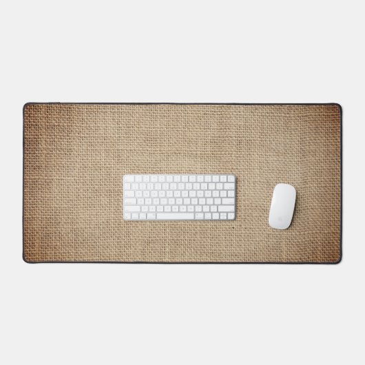 Rustieke Burlap Afbeelding Bureaumat (Keyboard & Muis)