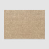 Rustieke Burlap Bruine Achtergrond Tissuepapier (Voorkant)