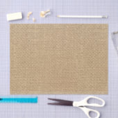 Rustieke Burlap Bruine Achtergrond Tissuepapier (Craft)