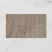 Rustieke Burlap Mason Jar Baby shower Gift Registr Informatiekaartje (Achterkant)