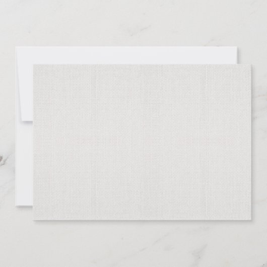 Rustieke Burlap Mason Jar Paarse Hydrangea bruilof Kaart (Achterkant)