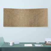 Rustieke Burlap Natuur Patroon Banner – Boerderij (Beurs)