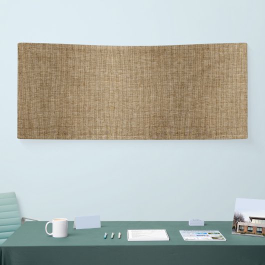 Rustieke Burlap Natuur Patroon Banner – Boerderij (Beurs)