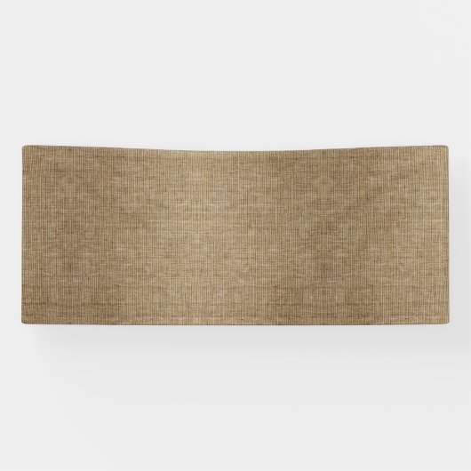 Rustieke Burlap Natuur Patroon Banner – Boerderij (Horizontaal)