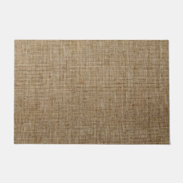 Rustieke Burlap Natuur Patroon Deurmat – Textured