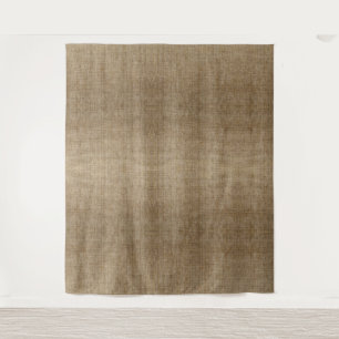 Rustieke Burlap Natuur Patroon Tapestry – Aardse Wandkleed