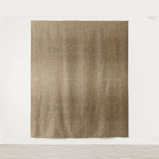 Rustieke Burlap Natuur Patroon Tapestry – Aardse Wandkleed (Voorkant)