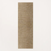 Rustieke Burlap Natuur Patroon Yoga Mat – Boerderi (Voorkant)