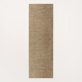 Rustieke Burlap Natuur Patroon Yoga Mat – Boerderi (Achterkant)