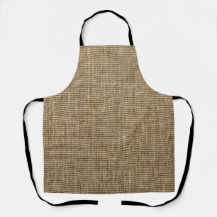 Rustieke Burlap Schort – Boerderij stijl Natuur
