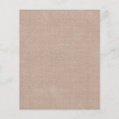 Rustieke Burlap String Lights Bruiloft Save the Da (Achterkant)