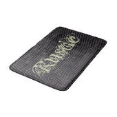 Rustieke Burlap textuur gepersonaliseerd type Badmat (Gekanteld)