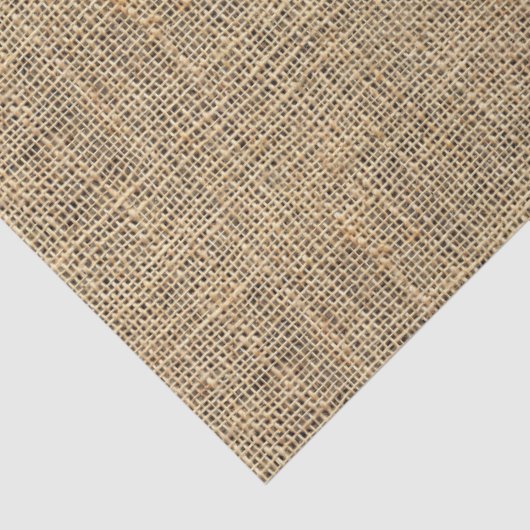 Rustieke Burlap Textuur Meubels Decoupage Tissuepapier (Detail)