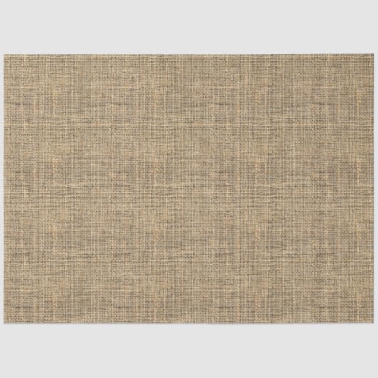 Rustieke Burlap Textuur Meubels Decoupage Tissuepapier (Voorkant)