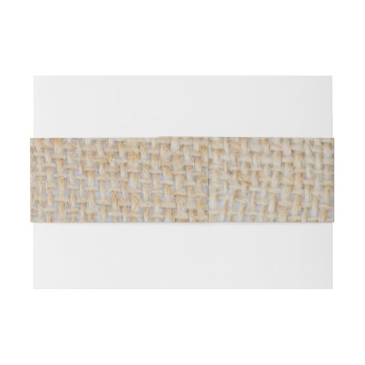 Rustieke Burlap Zonnebloem gepersonaliseerd Uitnodigingen Wikkel (Achterkant Voorbeeld)