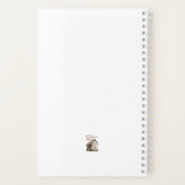 Rustieke Business Gepersonaliseerde Medium Spiral Notitieboek (Achterkant)