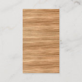 Rustieke Business Logo Earring Display Visitekaartje (Achterkant)