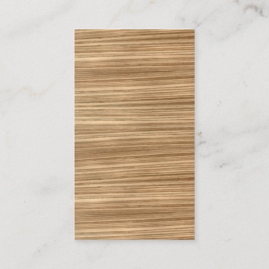 Rustieke Business Logo Earring Display Visitekaartje (Achterkant)