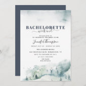 Rustieke Cabin Bachelorette Weekend Route Kaart (Voorkant / Achterkant)