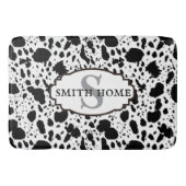 Rustieke Cabin Koeienhuid Print Gezellige Boerderi Badmat (Voorkant)