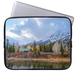 Rustieke Cabin Retreat Laptop Sleeve