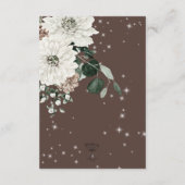 Rustieke Cacao Pine Winter Sparkle Details Informatiekaartje (Achterkant)