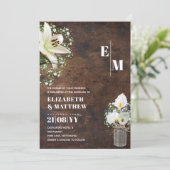 Rustieke Calla lelie bos gedrukt of digitaal Kaart (Staand voorkant)