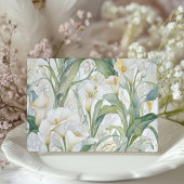 Rustieke Calla Lily Save The Date Wedding Kaart