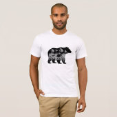 Rustieke Camping Adventure Design" T-shirt (Voorkant volledig)