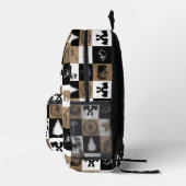 Rustieke camping buiten Avontuur Kinder Bedrukte Rugzak (Rechts)