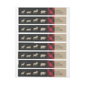 Rustieke camping verjaardagsfeestje retour adres l (Vel)