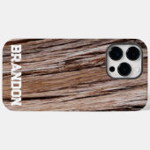 Rustieke cederschors natuur buitenpatroon Case-Mate iPhone case (Achterkant (horizontaal))