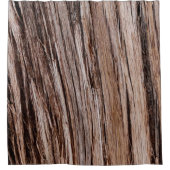 Rustieke cederschors natuur buitenpatroon douchegordijn (Voorkant)