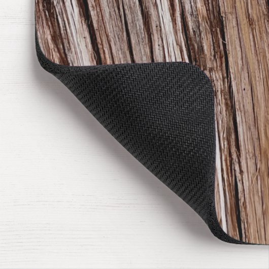 Rustieke cederschors natuur buitenpatroon muismat (Hoek)