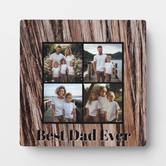 Rustieke cederschors natuur buitenshuis liefhebber fotoplaat (Voorkant)