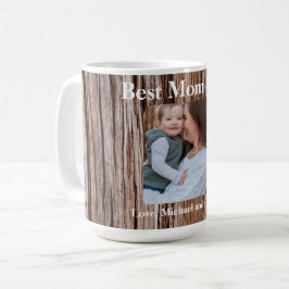 Rustieke cederschors, natuurlijke boom buiten patr koffiemok