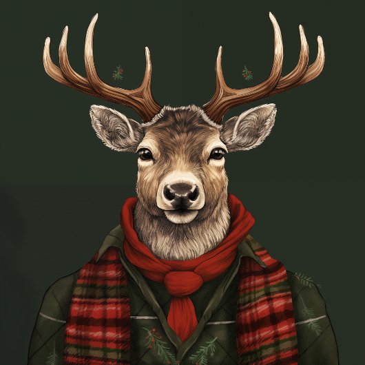 Rustieke Charm Boerderij Schatten met geruite Hert Papieren Bekers