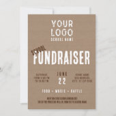 Rustieke Charm Business Logo School Fundraiser Kaart (Voorkant)