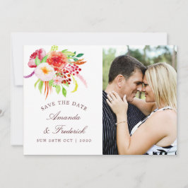  rustieke charme bloemenbruiloft bewaar de datum save the date