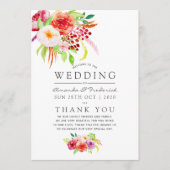 rustieke charme bruiloft programmakaart (Voorkant)