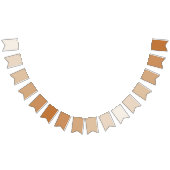 Rustieke charme bunting banner vlaggen - warme gra (Alle)