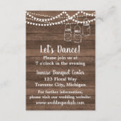 Rustieke charme metselwerkpot hanglampjes receptie informatiekaartje (Voorkant)