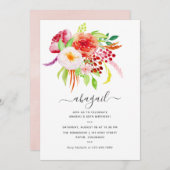 rustieke charme verjaardag kaart (Voorkant / Achterkant)