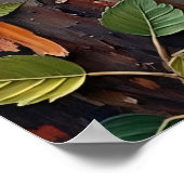 Rustieke charme: wasbeer in de woestijn poster (Hoek)