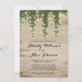 Rustieke Chateau Stone Church Lights Wedding Kaart (Voorkant)