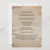 Rustieke Chateau Stone Church Lights Wedding Kaart (Achterkant)