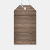 Rustieke Cheers en bieren tot 40 jaar Cadeau Label Cadeaulabel (Achterkant)